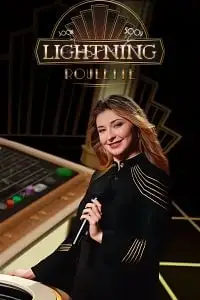 Roulette Lightning avec multiplicateurs foudroyants